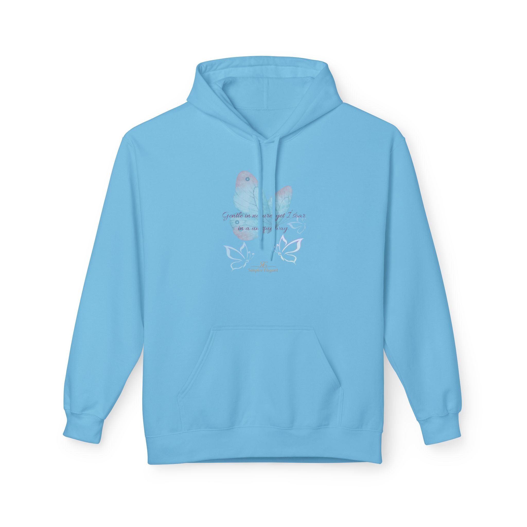 Hummingbird Watercolor Hoodie — 'Find Beauty in the Small Things' Lightweight Pullover