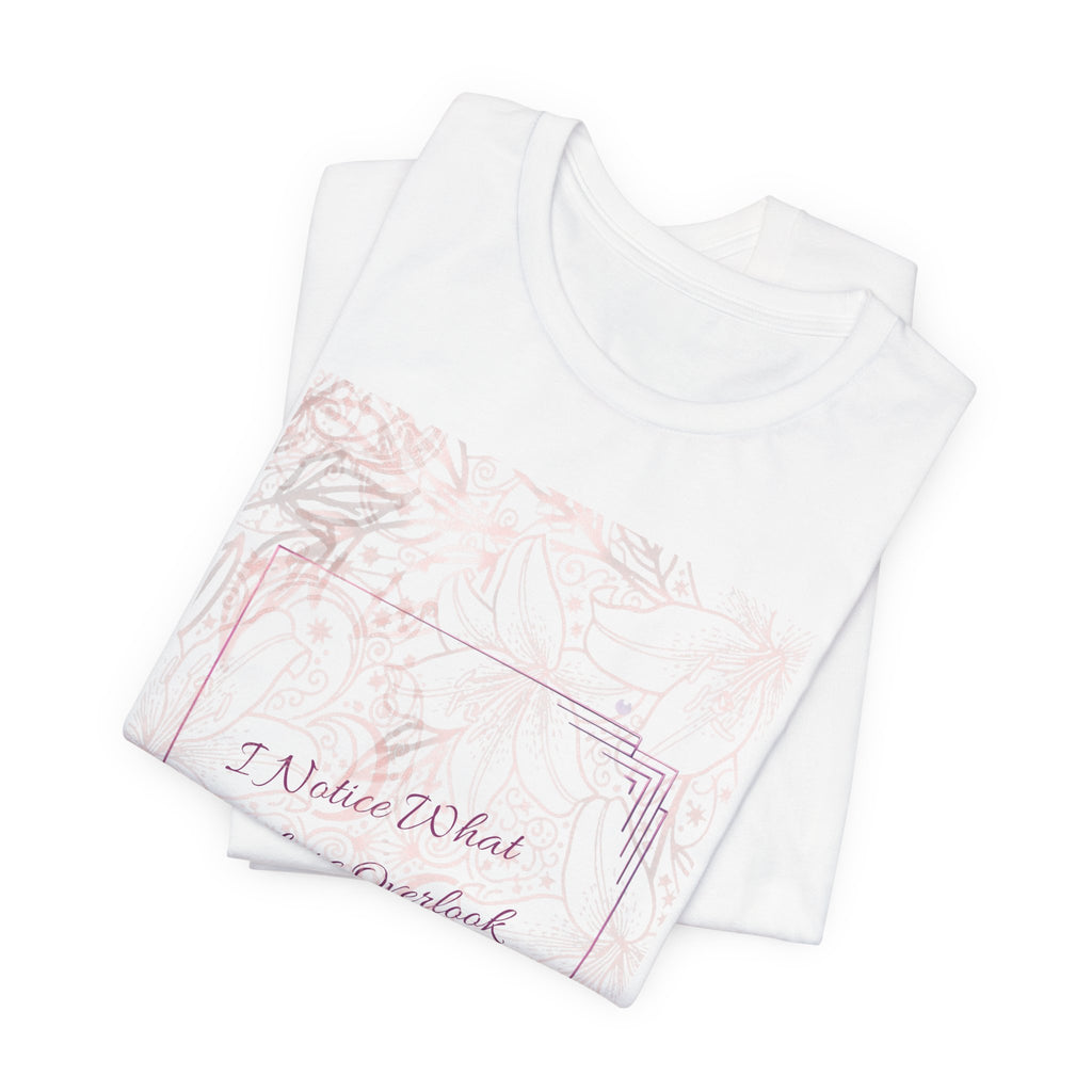 Simplee Elegant “Quiet Bloom” Watercolor Floral Tee — Soft Confidence Collection