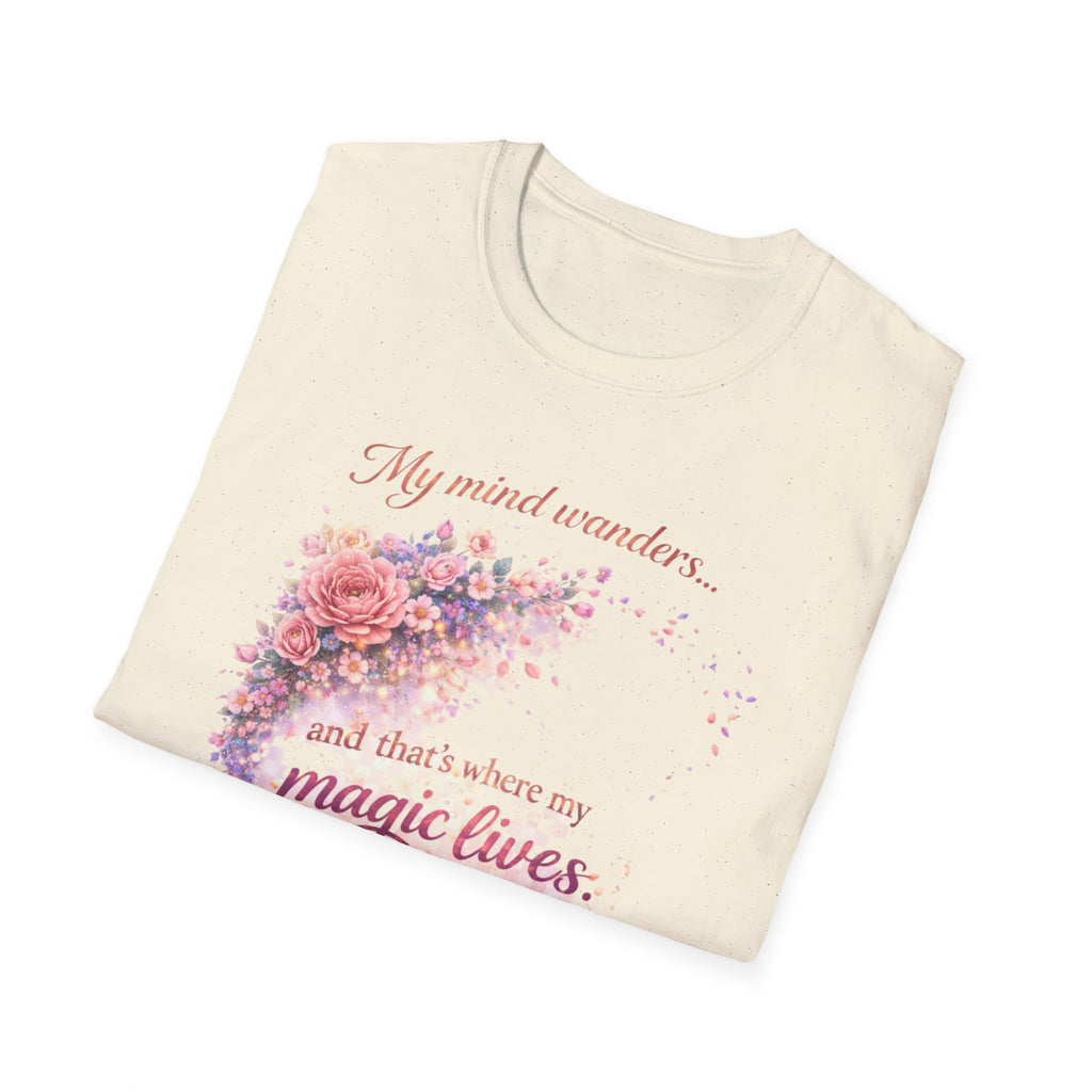 Magic lives Unisex Softstyle self-love T-Shirt