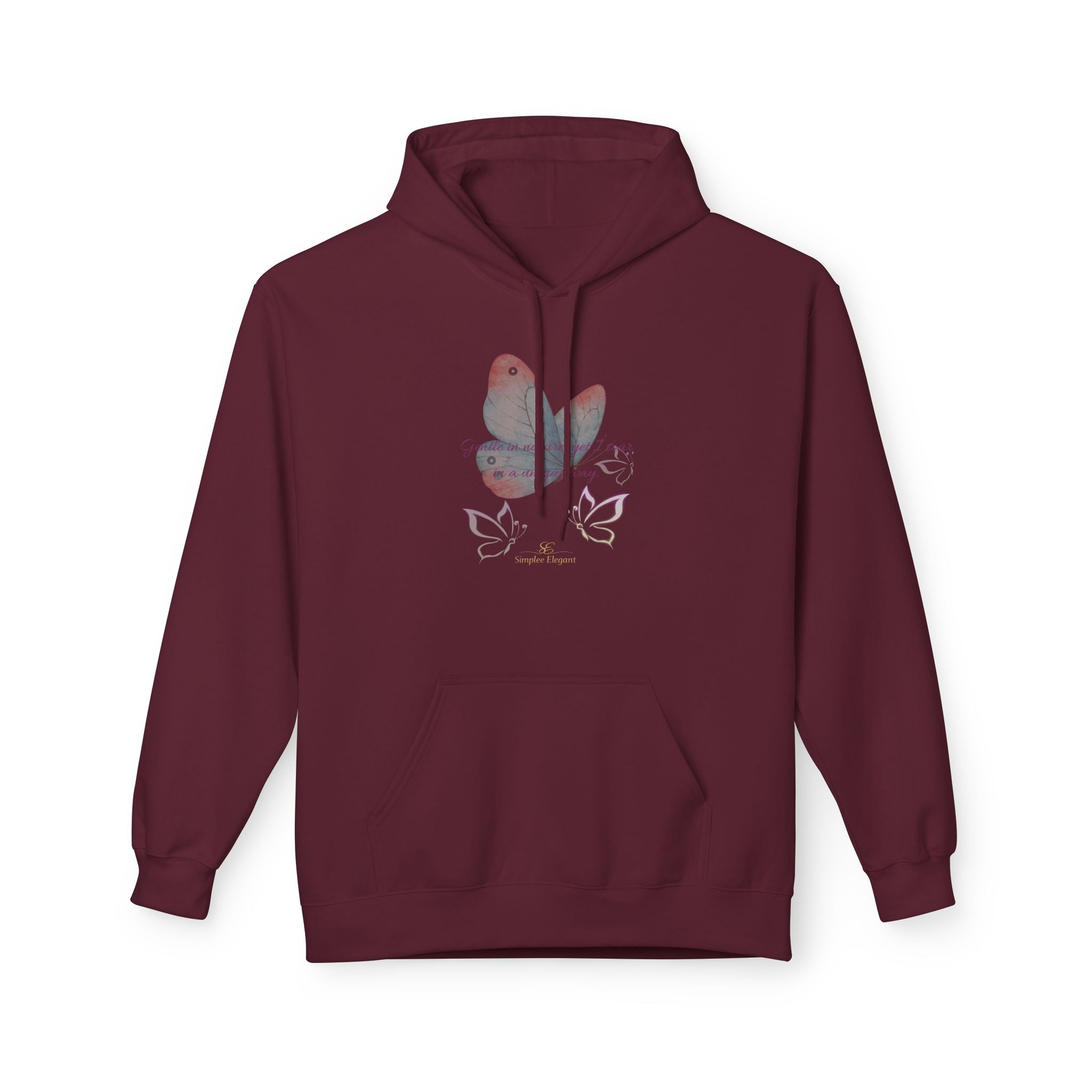 Hummingbird Watercolor Hoodie — 'Find Beauty in the Small Things' Lightweight Pullover