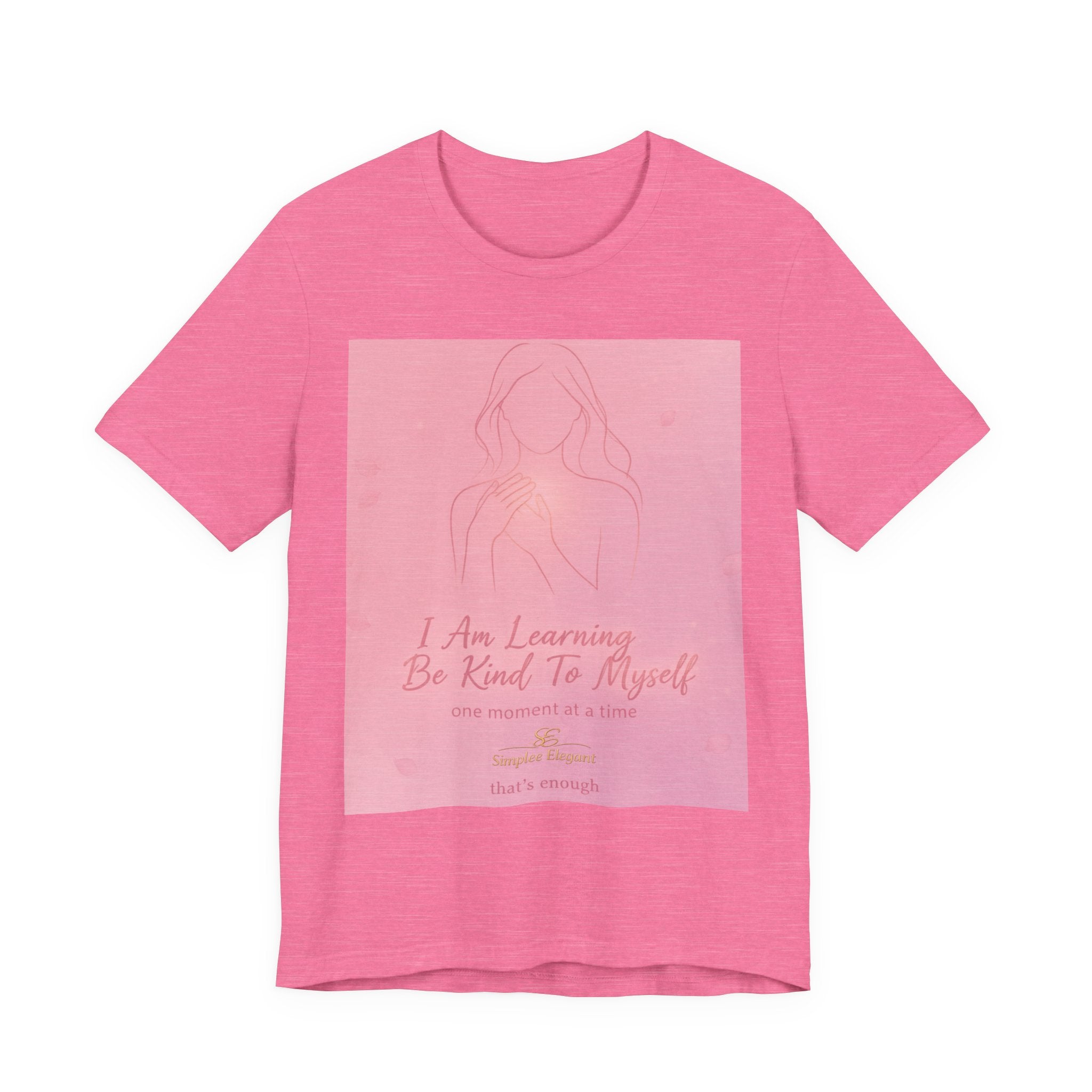 I Am Learning To Be Myself – Trichotillomania Support Tee | BFRB Recovery Shirt | Self Acceptance Mental Health Top | Trich-Oh-Clock Collection