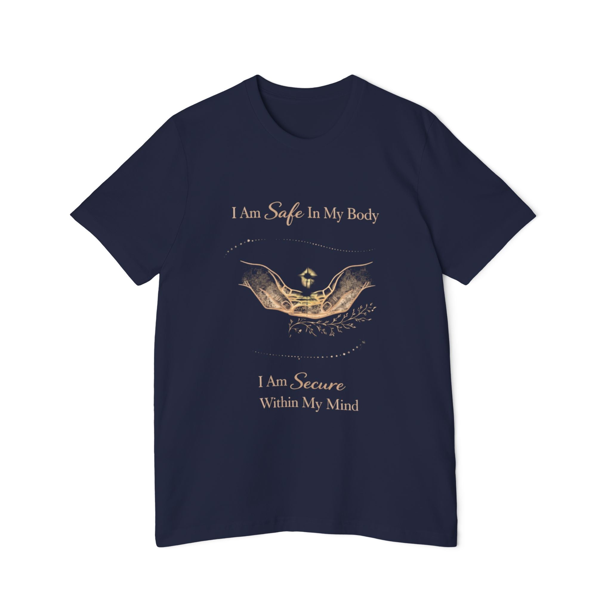 I Am Safe In My Body, I Am Secure Within My Mind – Mental Health Affirmation Tee | Calm & Healing Shirt | Self Love Top