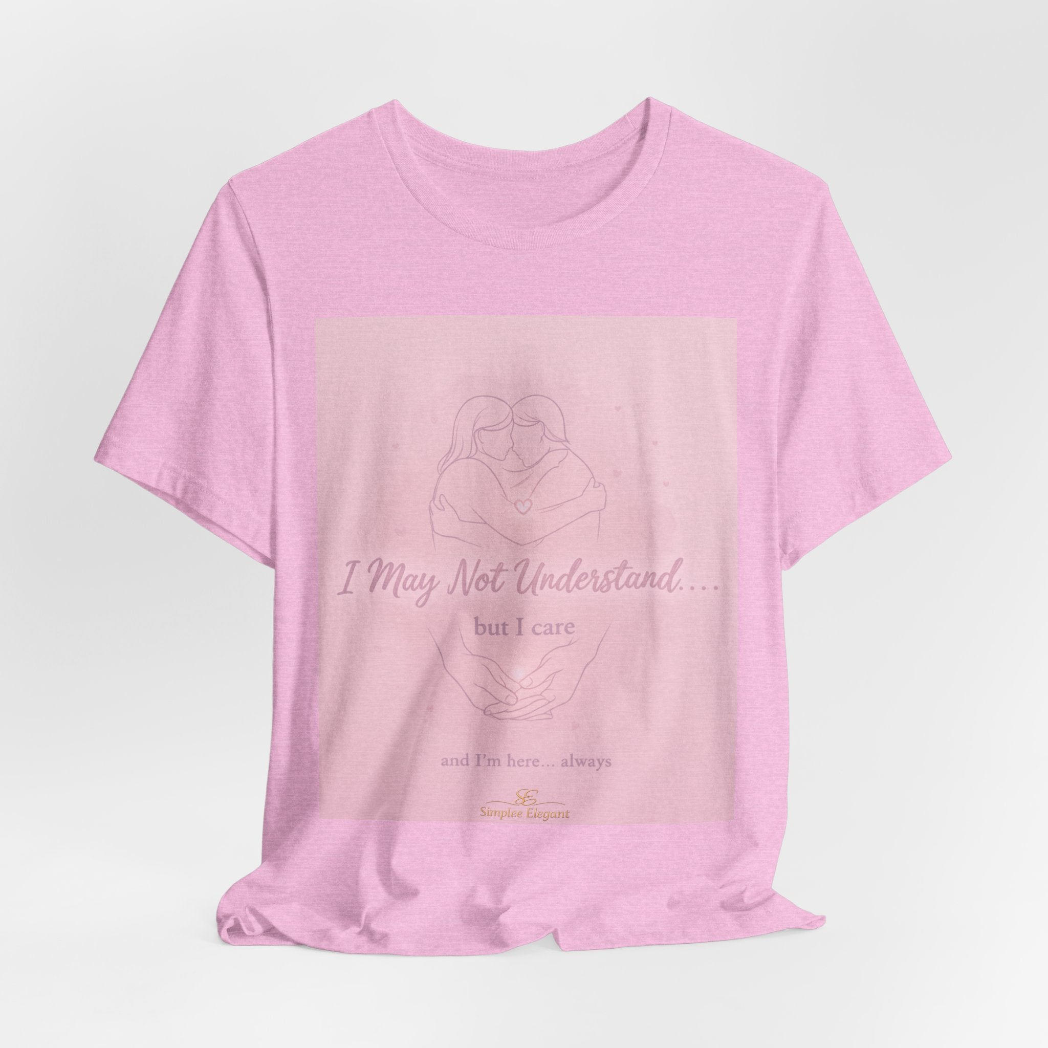 I May Not Understand But I Care – Trichotillomania Support Tee | BFRB Awareness Shirt | Mental Health Ally Top | Trich-Oh-Clock Collection