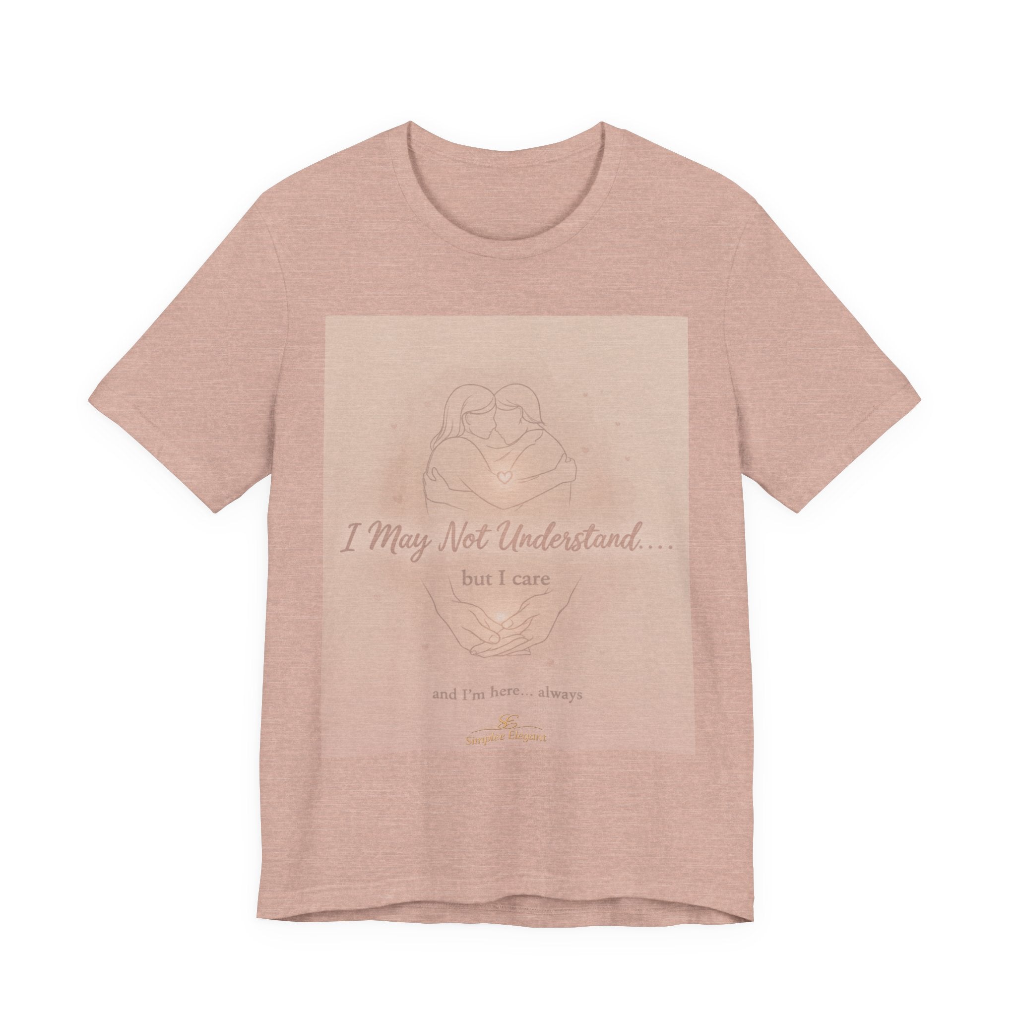 I May Not Understand But I Care – Trichotillomania Support Tee | BFRB Awareness Shirt | Mental Health Ally Top | Trich-Oh-Clock Collection