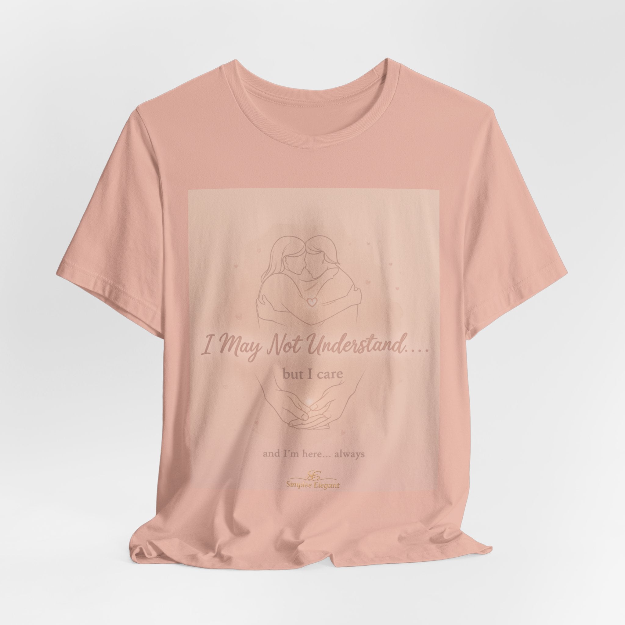 I May Not Understand But I Care – Trichotillomania Support Tee | BFRB Awareness Shirt | Mental Health Ally Top | Trich-Oh-Clock Collection