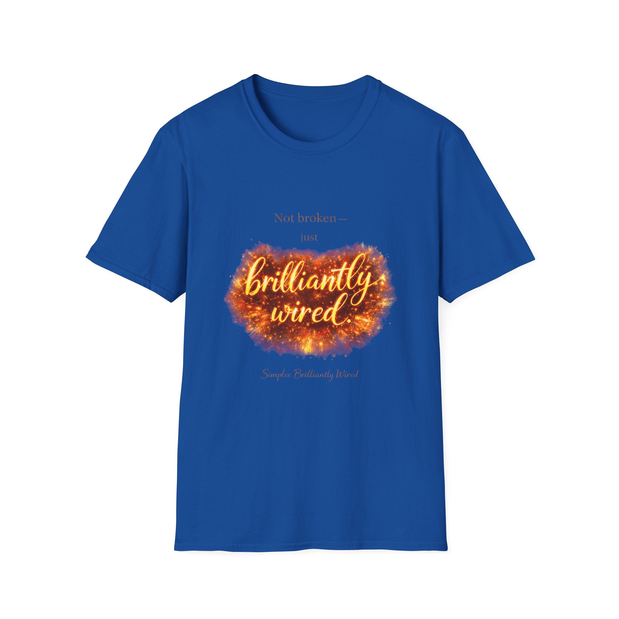 Simplee Elegant “Brilliantly Wired” Tee – Empowerment Graphic T-Shirt