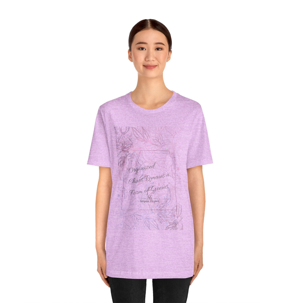 Simplee Elegant “Soft Grounding” Watercolor Floral Tee — Calm Within Collection