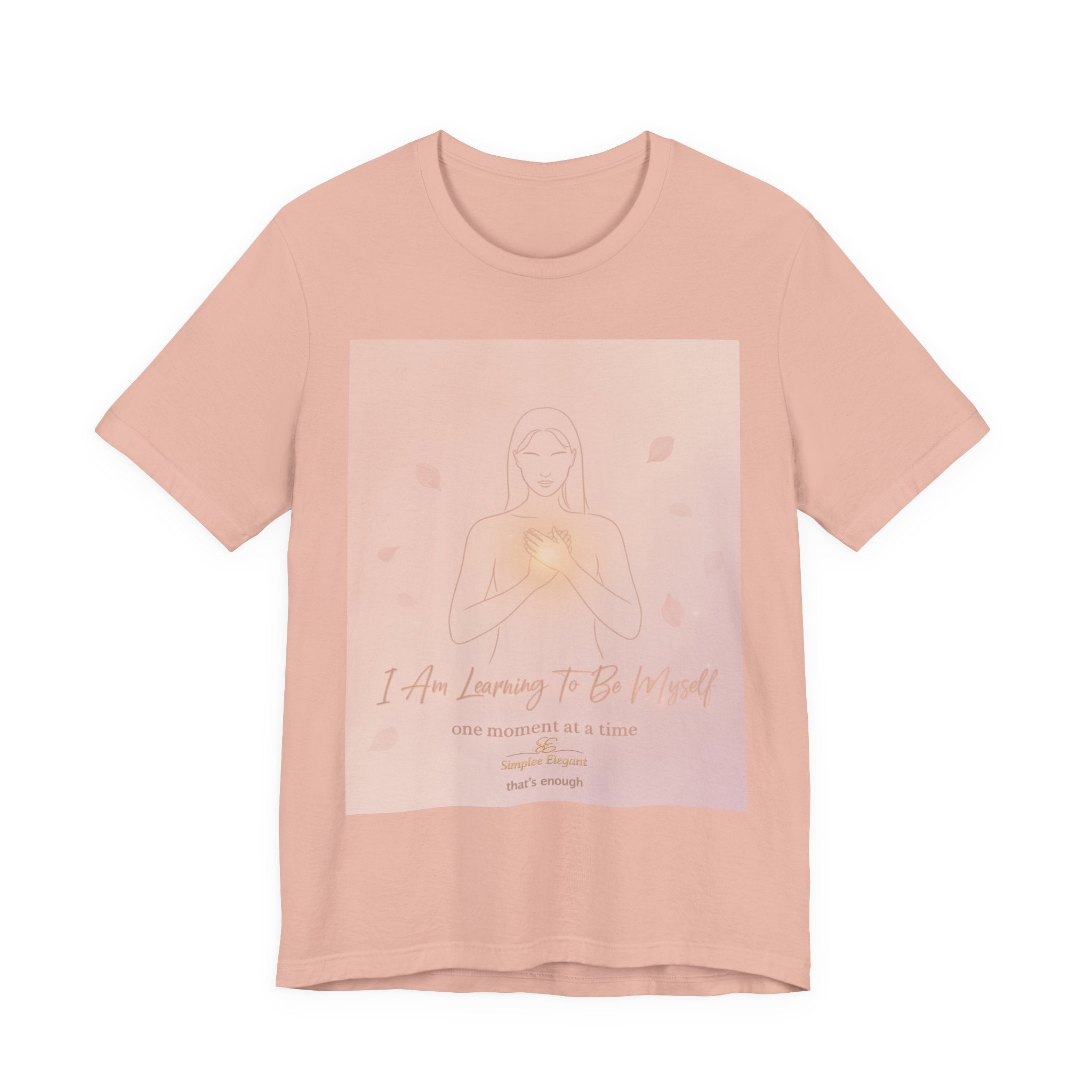 I Am Learning To Be Myself – Trichotillomania Support Tee | BFRB Awareness Shirt | Self Acceptance Top | Trich-Oh-Clock Collection