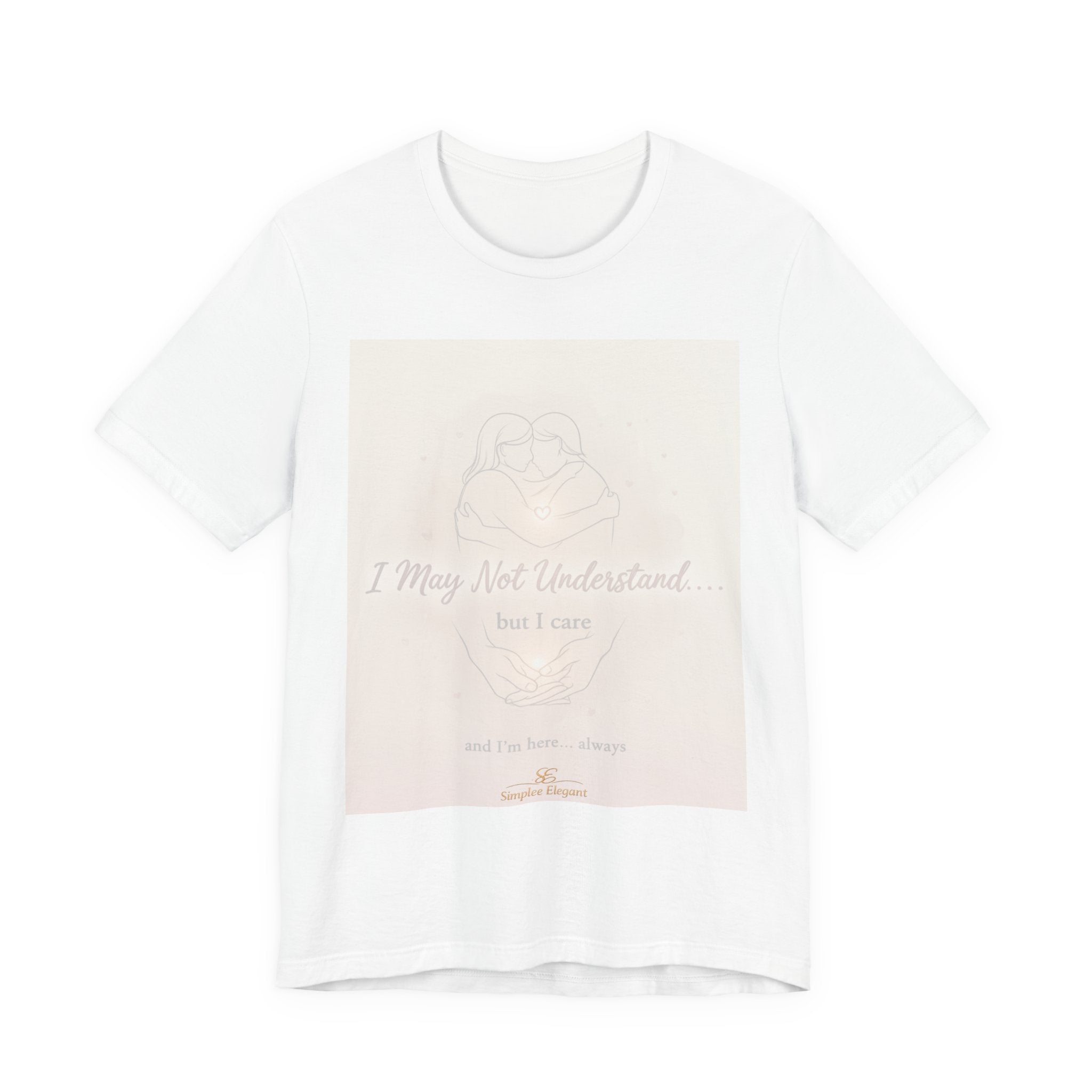 I May Not Understand But I Care – Trichotillomania Support Tee | BFRB Awareness Shirt | Mental Health Ally Top | Trich-Oh-Clock Collection