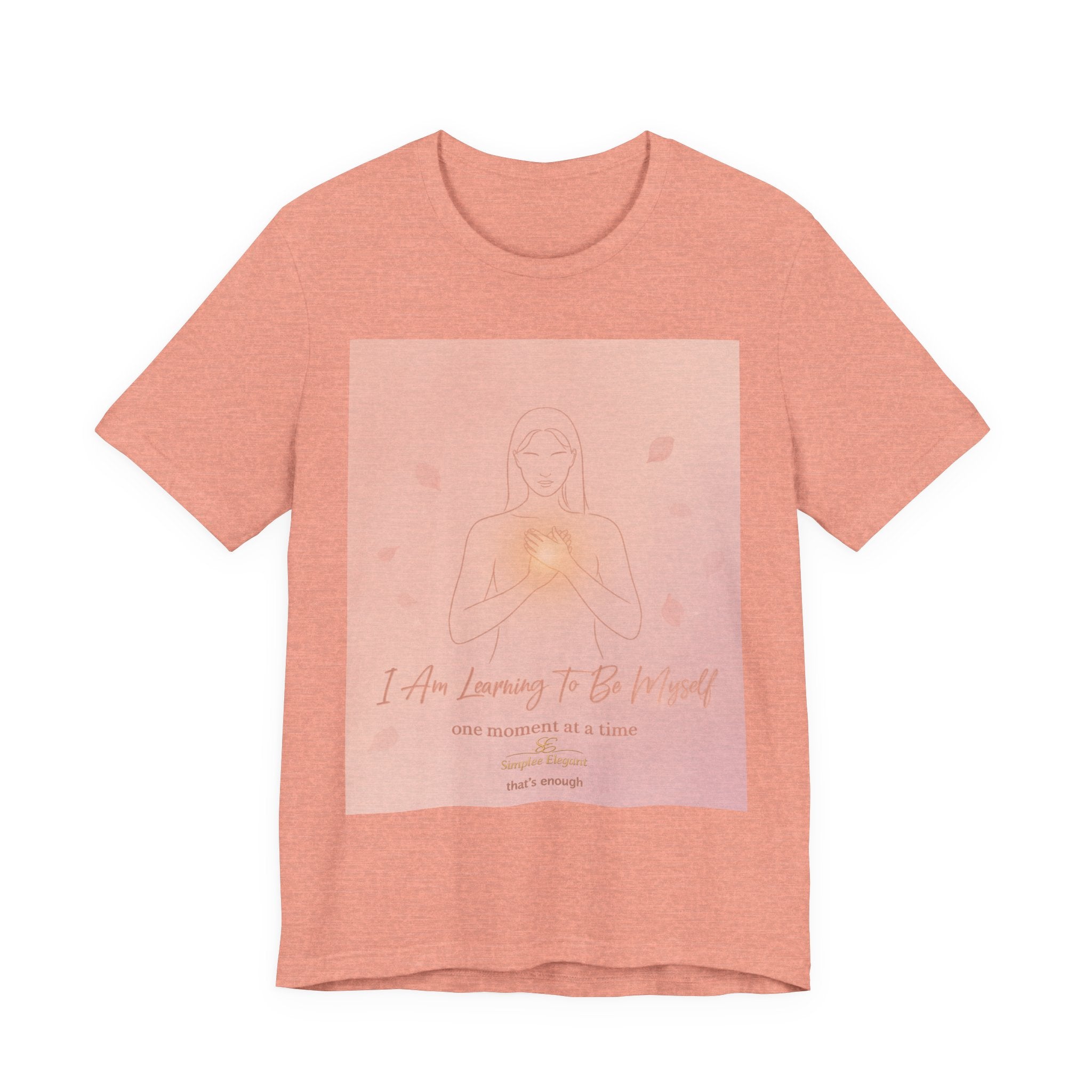 I Am Learning To Be Myself – Trichotillomania Support Tee | BFRB Awareness Shirt | Self Acceptance Top | Trich-Oh-Clock Collection
