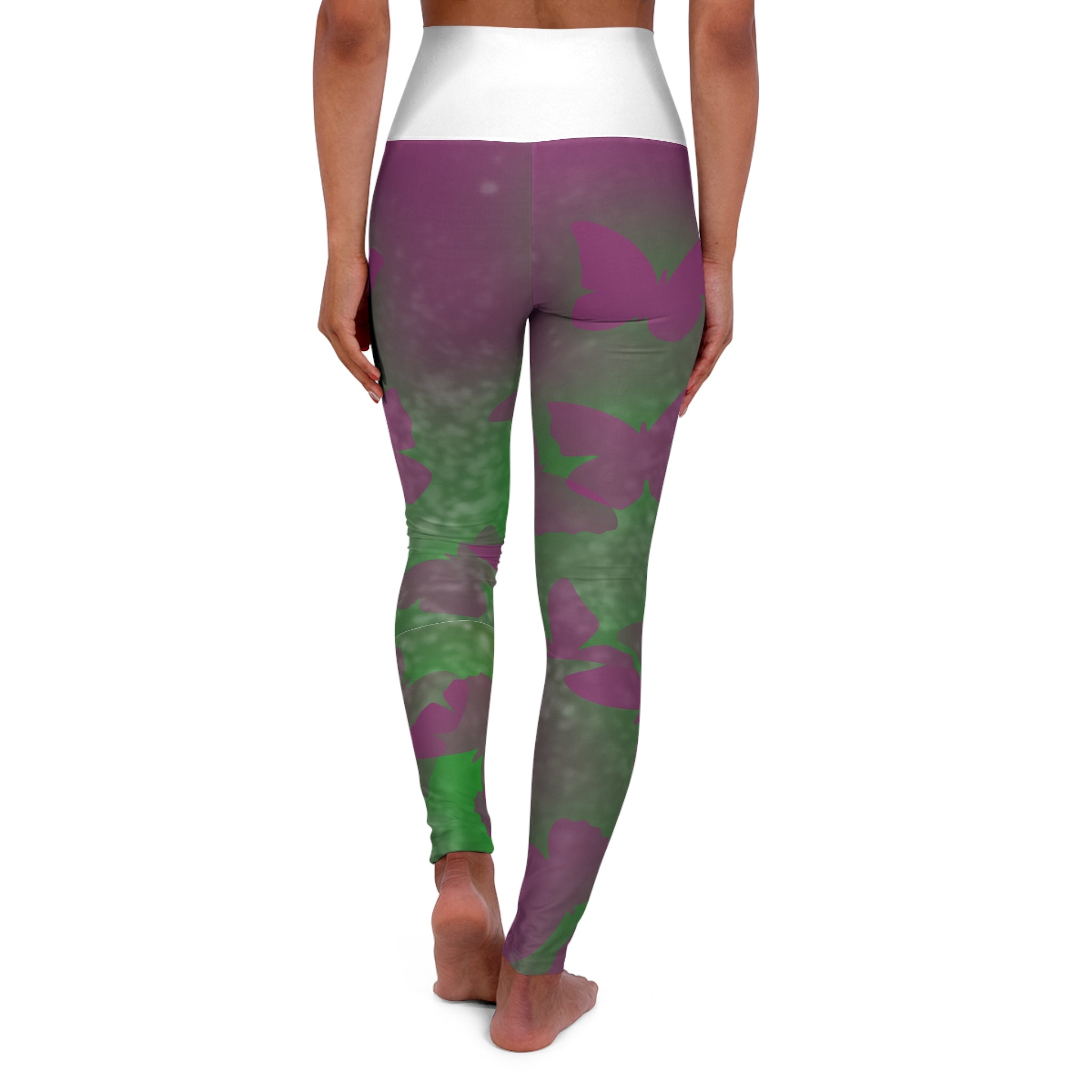 Simplee Elegant “Bloom in My Own Time” Butterfly Leggings – Confidence & Self-Love Collection