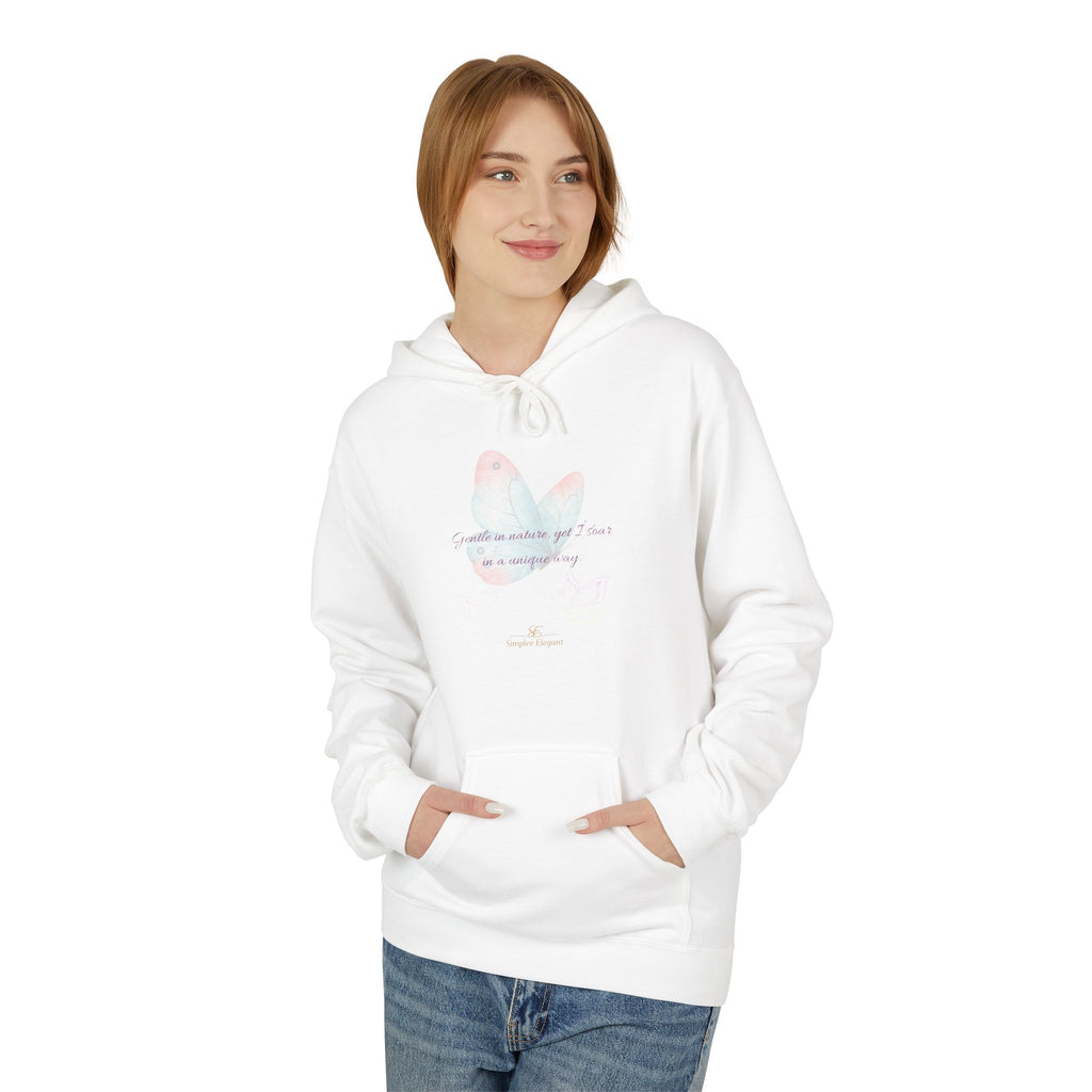 Hummingbird Watercolor Hoodie — 'Find Beauty in the Small Things' Lightweight Pullover