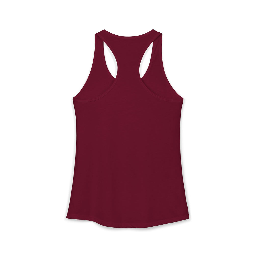 A New Take on Elegance Tank Top | Simplee Elegant Signature Racerback Tank | Feminine Statement Top