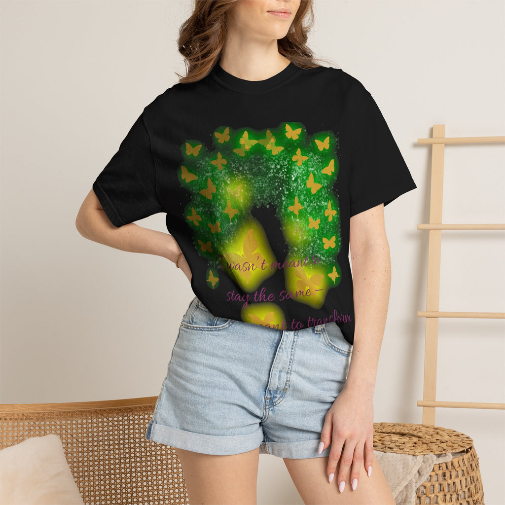I Was Meant to Transform | Butterfly Statement Design | Simplee Elegant