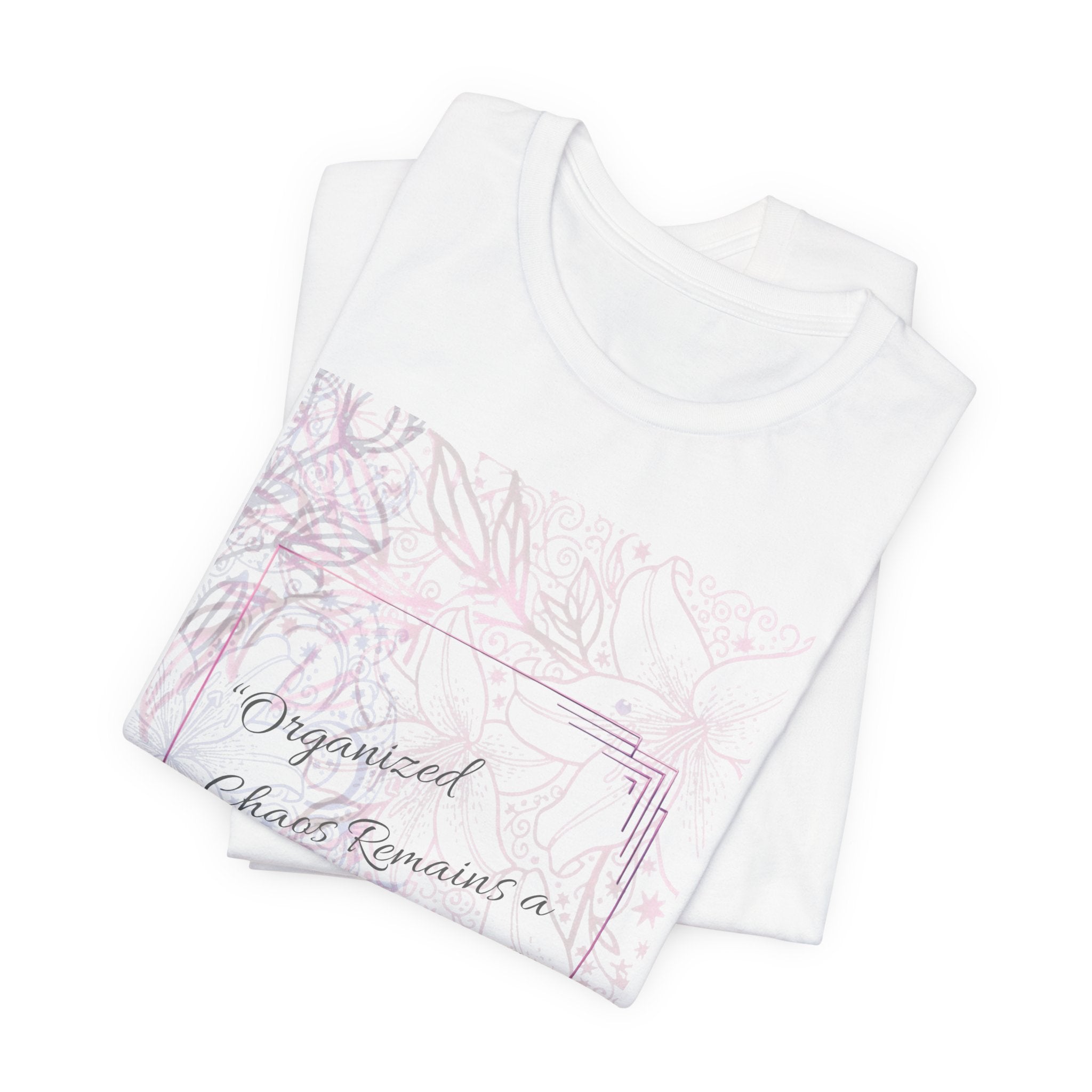Simplee Elegant “Soft Grounding” Watercolor Floral Tee — Calm Within Collection
