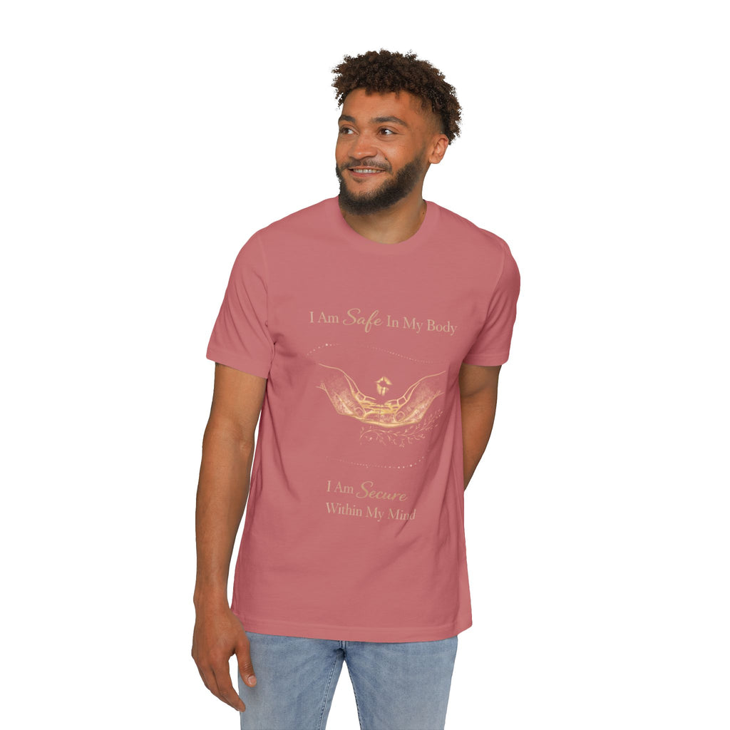 I Am Safe In My Body, I Am Secure Within My Mind – Mental Health Affirmation Tee | Calm & Healing Shirt | Self Love Top