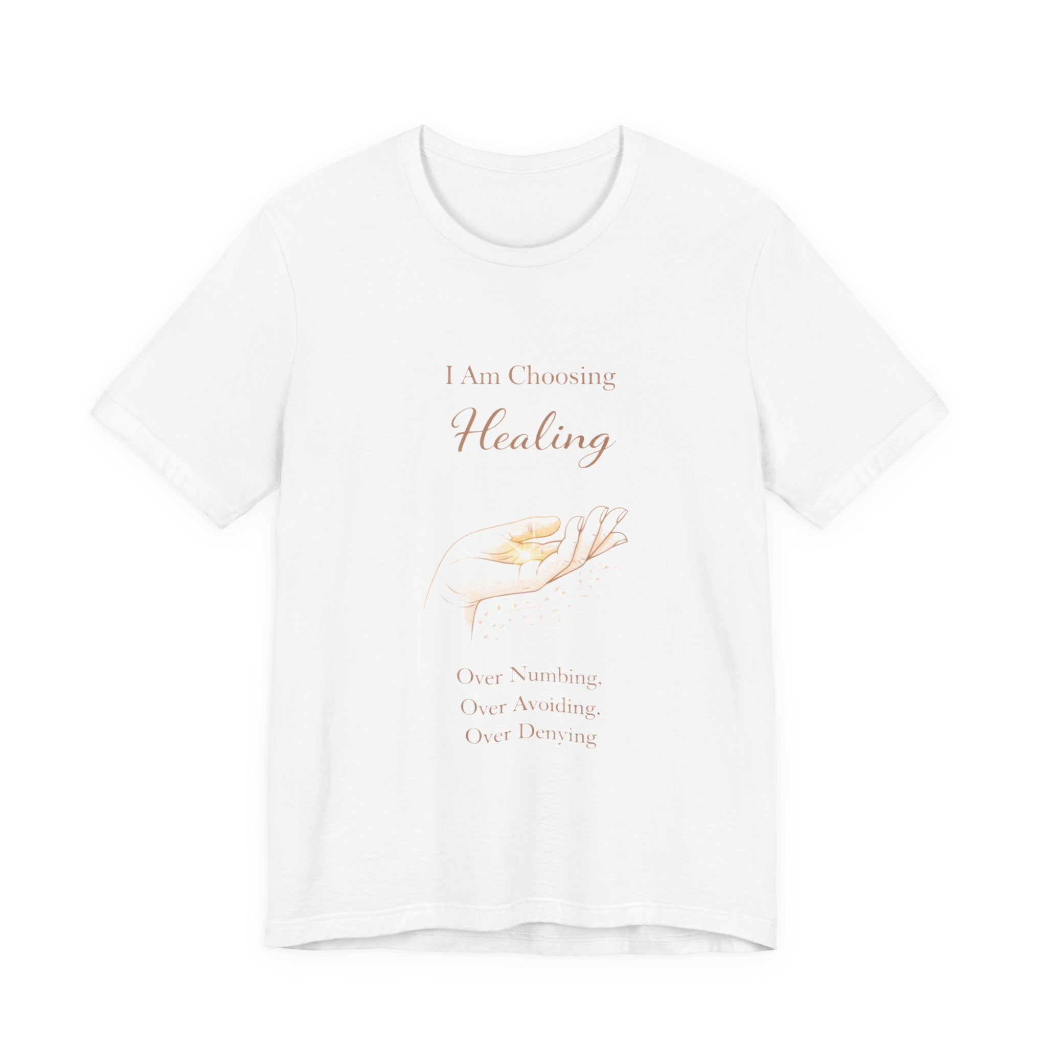 I Am Choosing Healing – Mental Health Recovery Tee | Self Growth Affirmation Shirt | Empowerment Healing Top