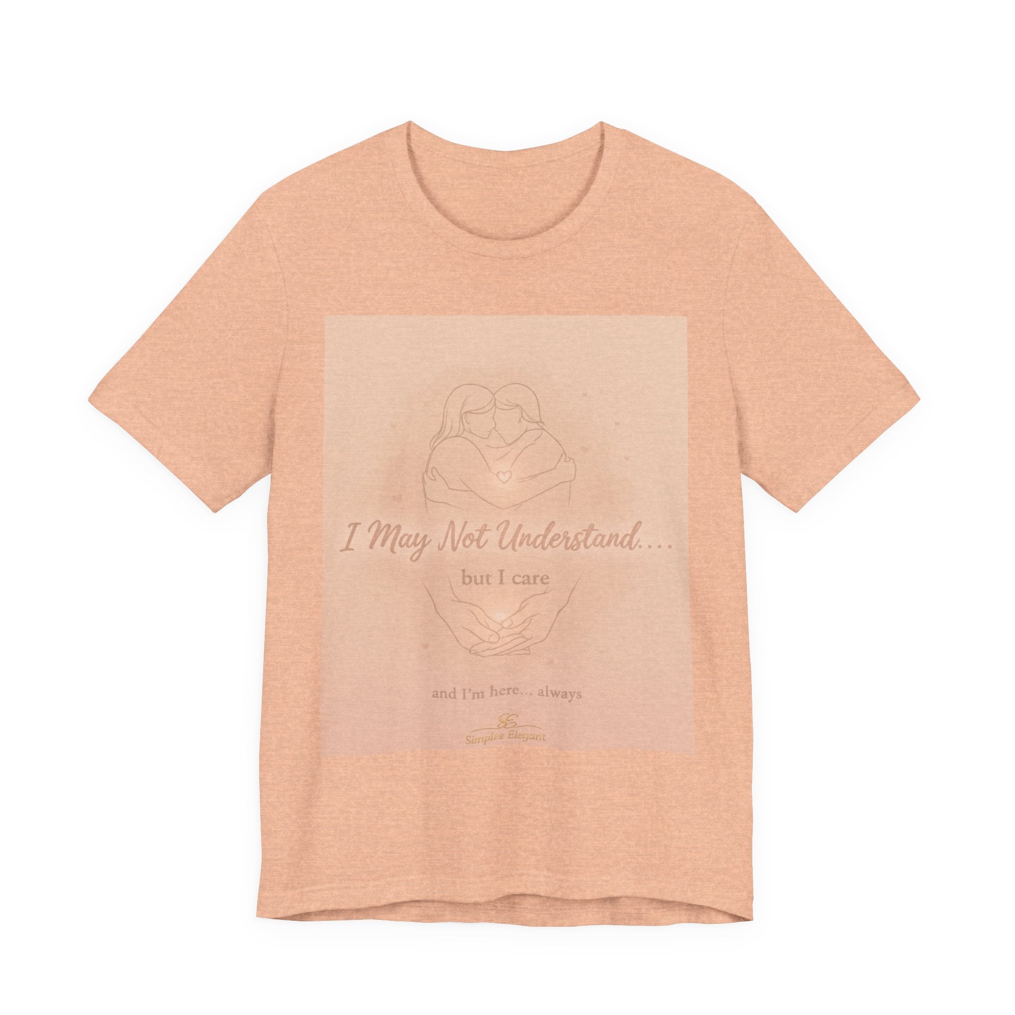 I May Not Understand But I Care – Trichotillomania Support Tee | BFRB Awareness Shirt | Mental Health Ally Top | Trich-Oh-Clock Collection