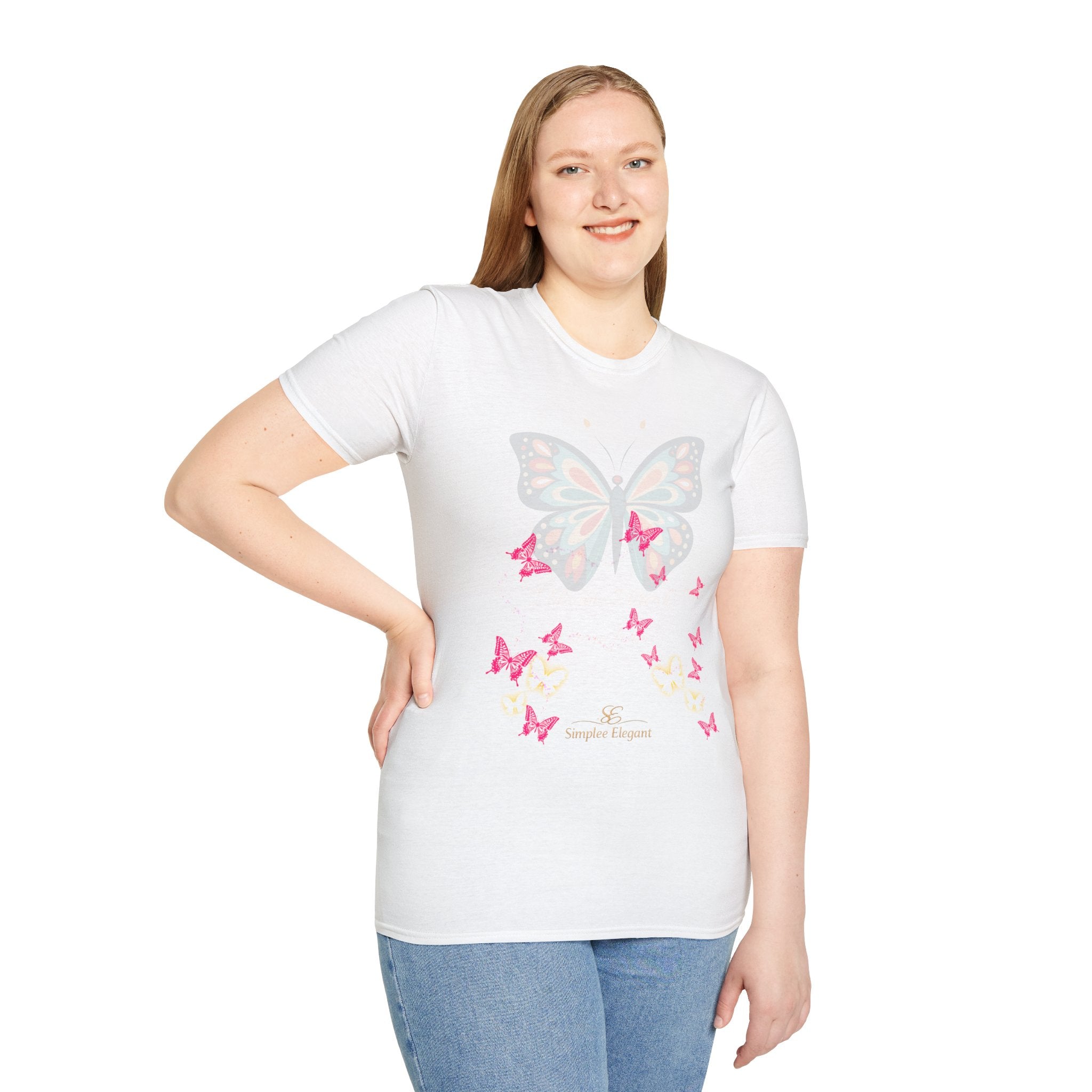 Simplee Elegant “I Bloom, I Break, I Transform” Butterfly Dream Tee