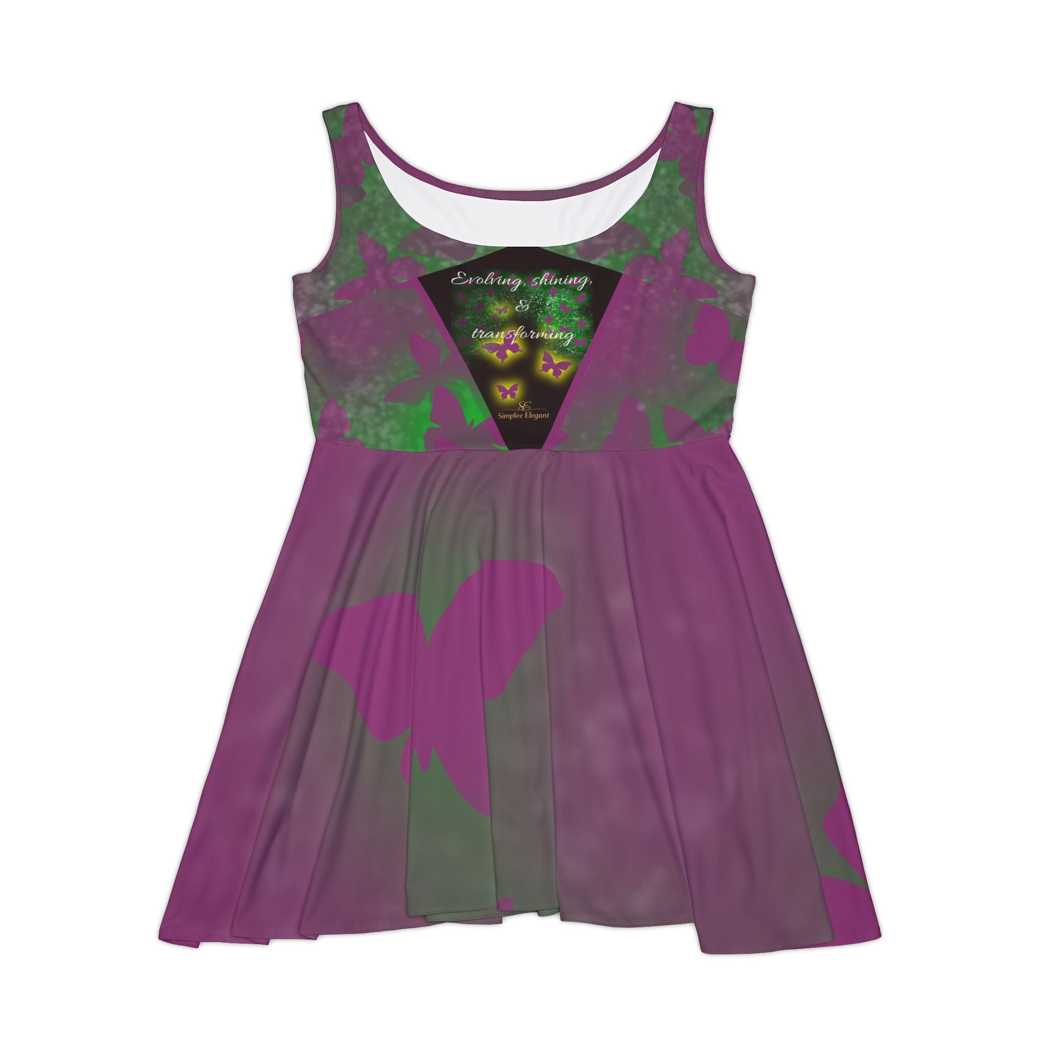 Simplee Elegant “Bloom in My Own Time” Butterfly Dress – Sparkle, Strength & Sass Collection