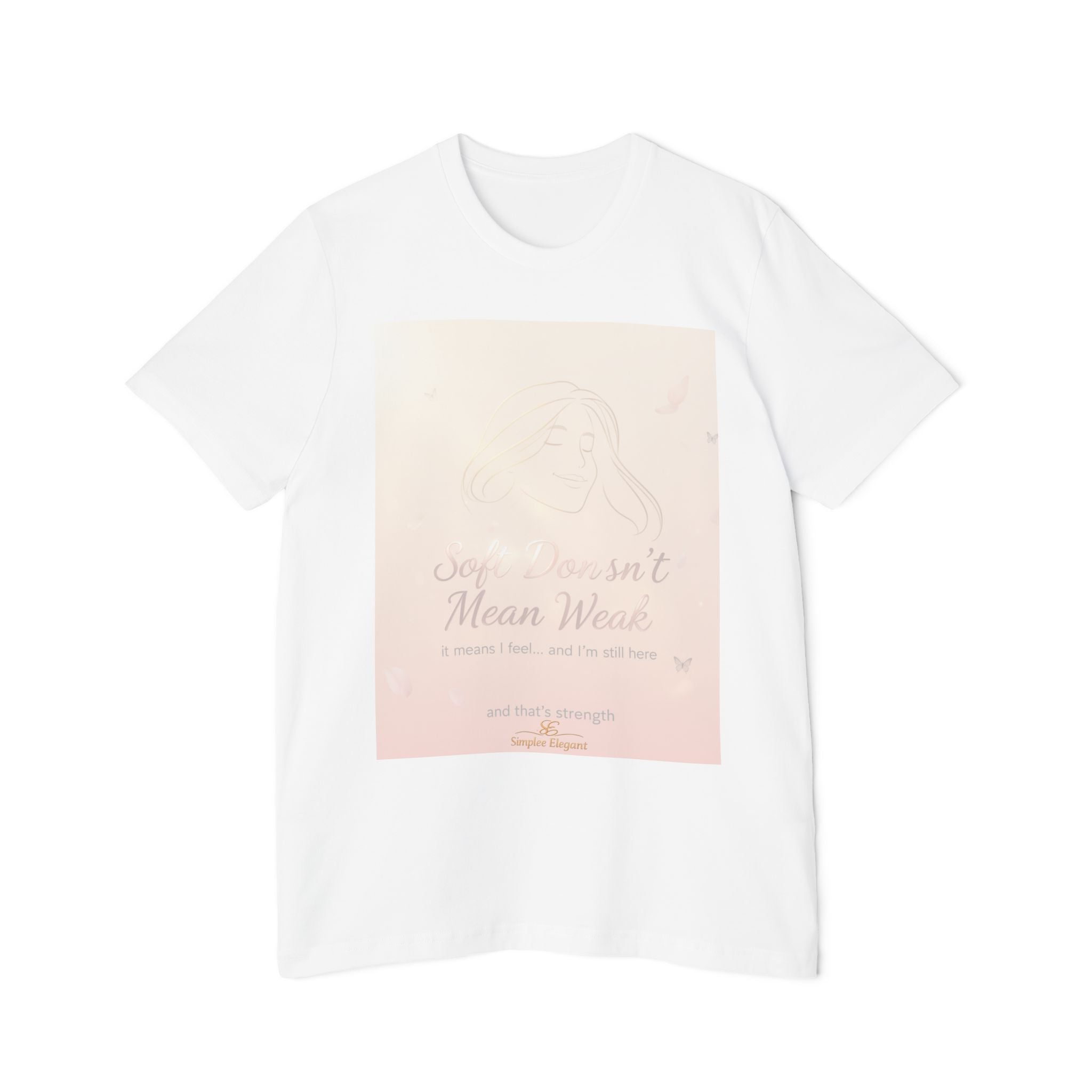 Soft Doesn’t Mean Weak – Trichotillomania Awareness Tee | BFRB Support Shirt | Mental Health Strength Top | Trich-Oh-Clock Collection