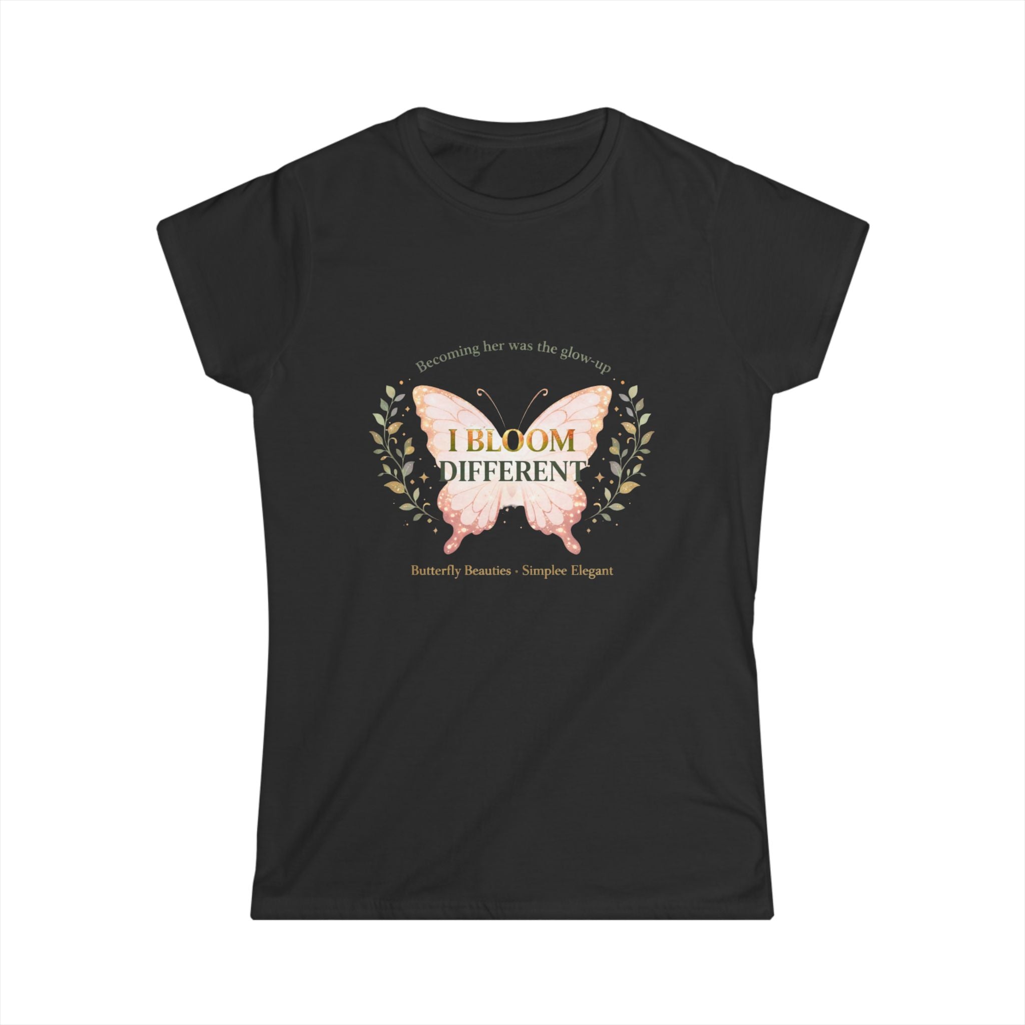 I Bloom Different Butterfly Shirt | Inspirational Growth Tee | Feminine Affirmation Top