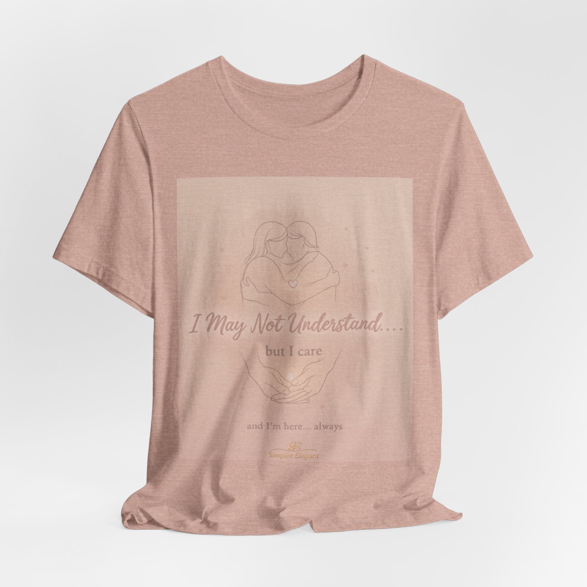 I May Not Understand But I Care – Trichotillomania Support Tee | BFRB Awareness Shirt | Mental Health Ally Top | Trich-Oh-Clock Collection
