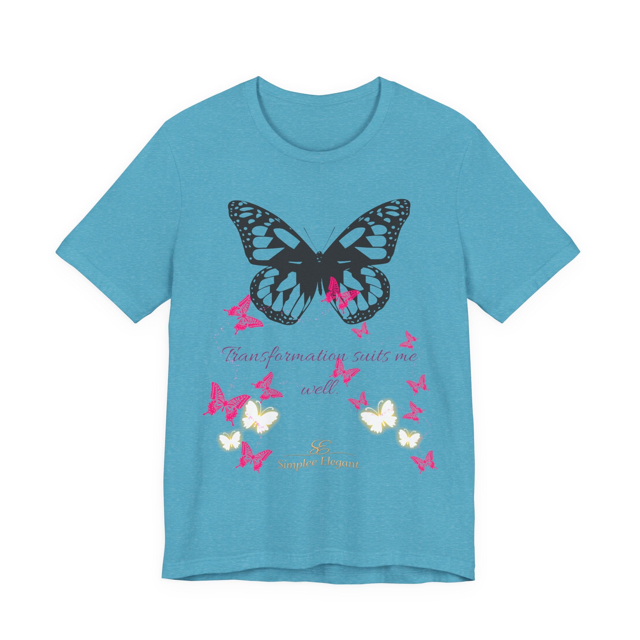 Simplee Elegant “Bloom in My Own Time” Butterfly Tee – Self-Love & Confidence Collection